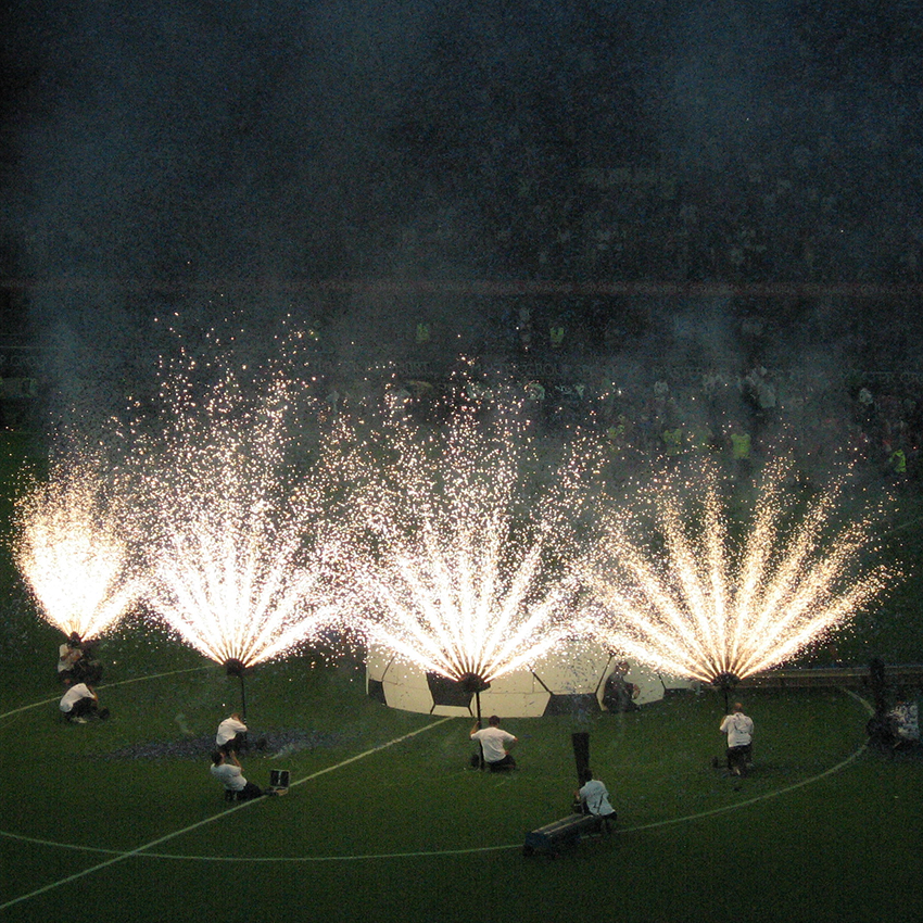 Mosaici di fontane argento | Spettacoli pirotecnici effetti speciali | Brixia Fireworks