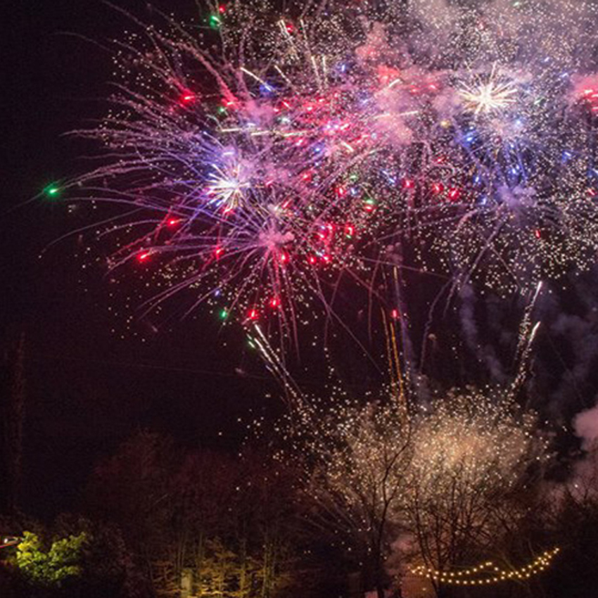Esplosione di ventaglio oro crack | Spettacoli pirotecnici a terra | Brixia Fireworks